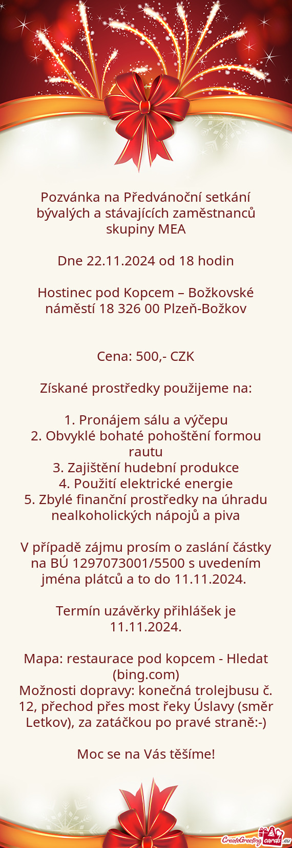 Cena: 500,- CZK