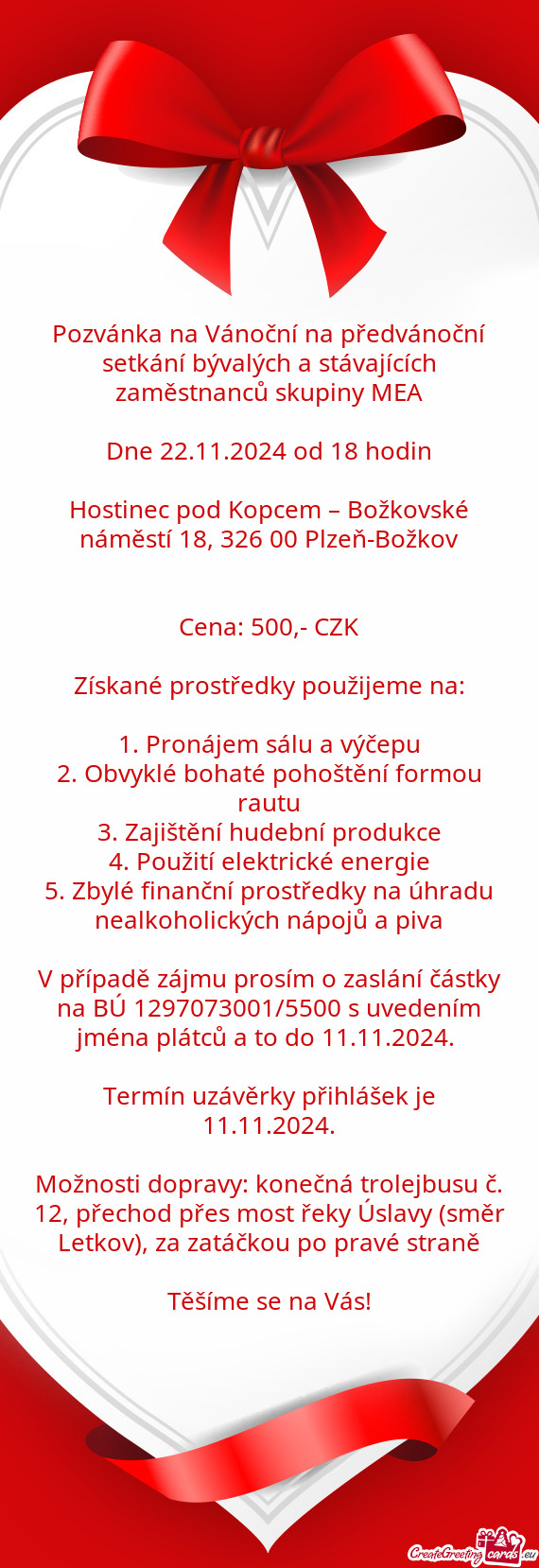 Dne 22.11.2024 od 18 hodin